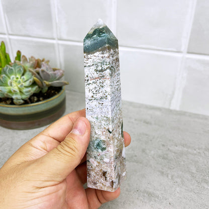 Polished Ocean Jasper Tower