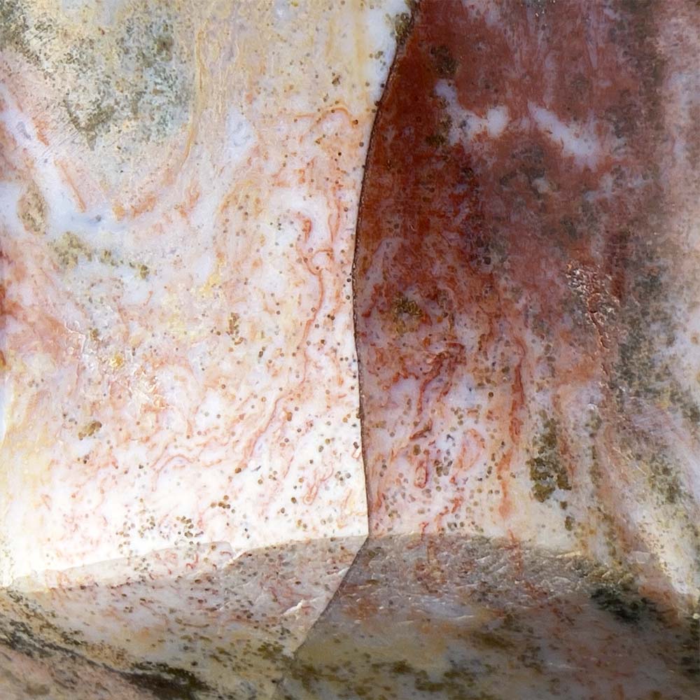 Polished Ocean Jasper Flame