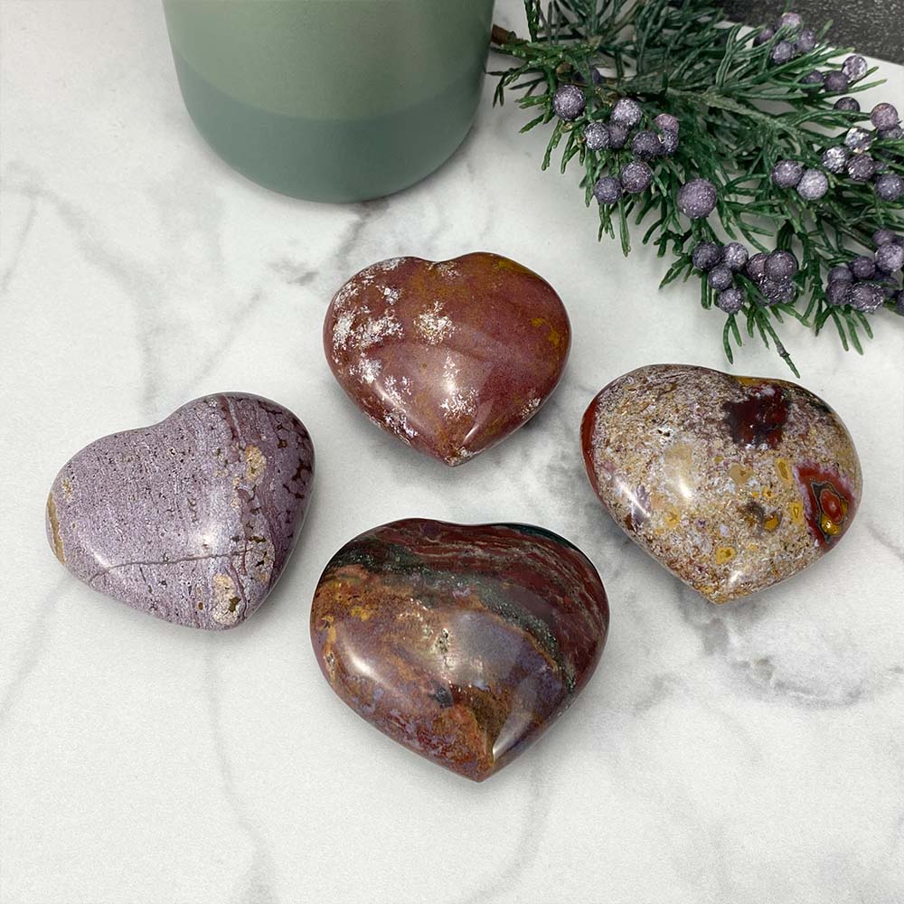 Ocean Jasper Hearts