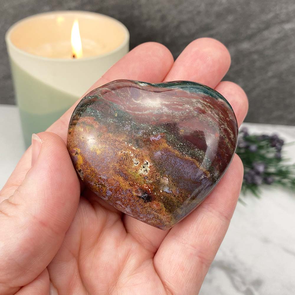 Ocean Jasper Hearts