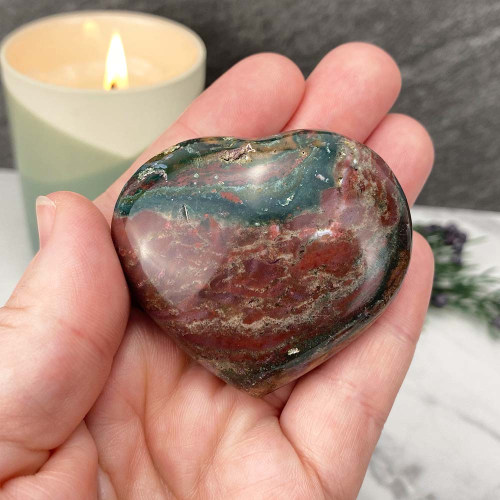 Ocean Jasper Hearts