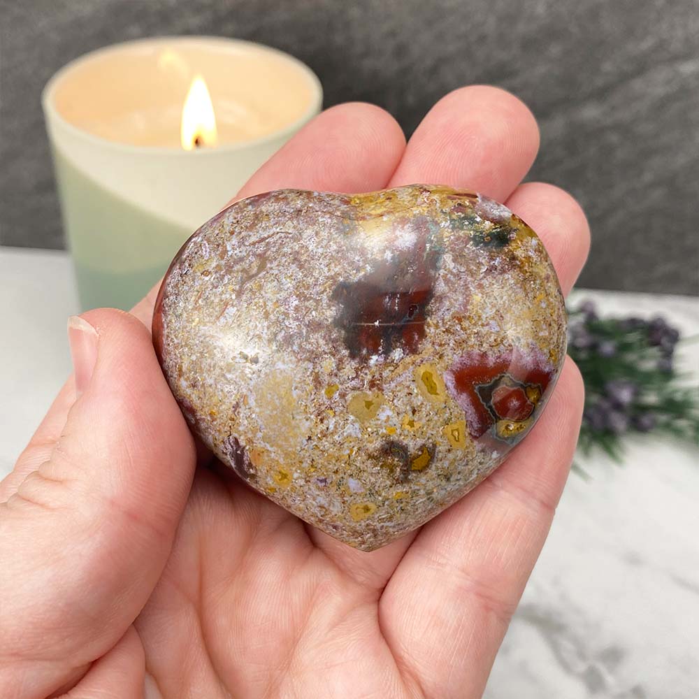 Ocean Jasper Hearts