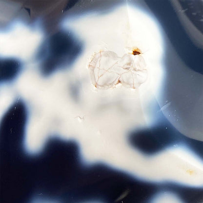 Polished Orca Agate Flame