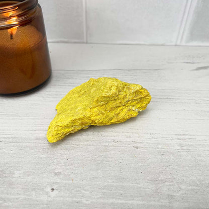 Rough Yellow Orpiment Stones