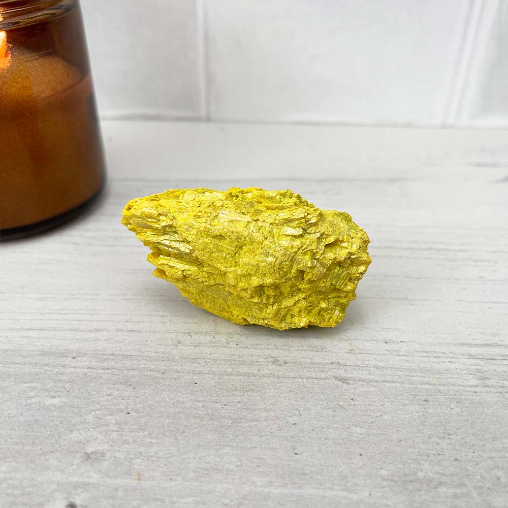 Rough Yellow Orpiment Stones
