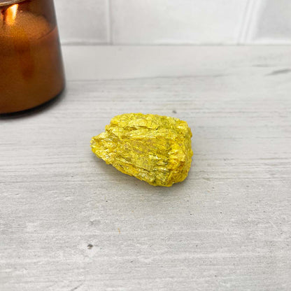 Rough Yellow Orpiment Stones