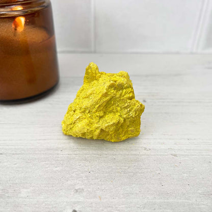 Rough Yellow Orpiment Stones