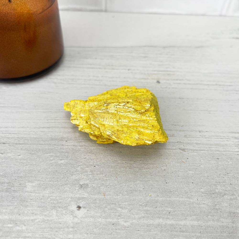 Rough Yellow Orpiment Stones