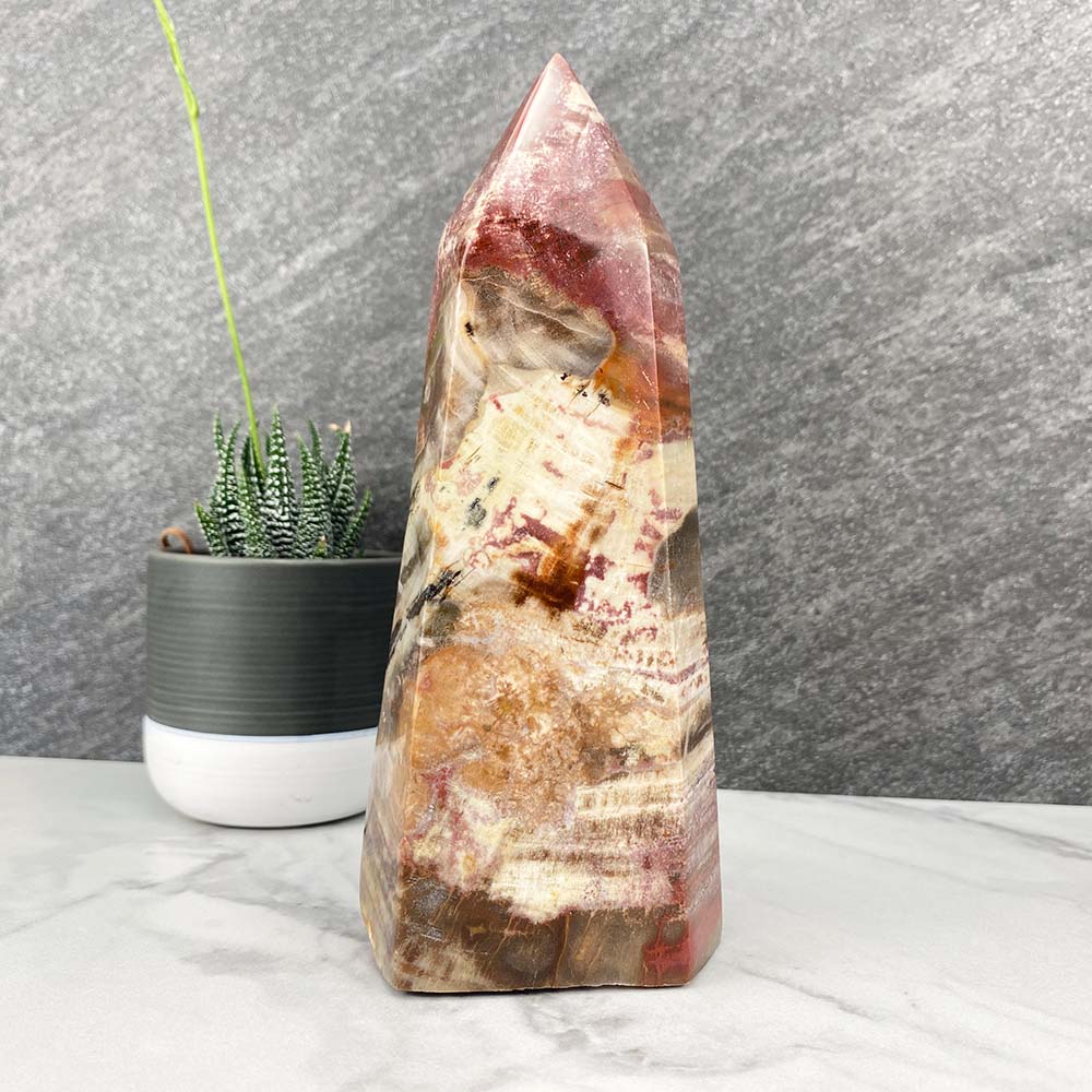Polished Petrified Wood Tower