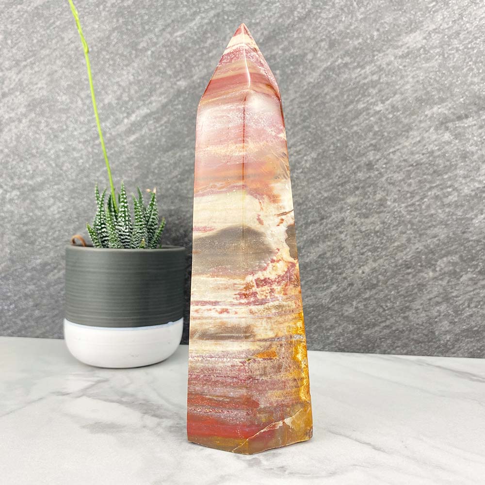 Polished Petrified Wood Tower
