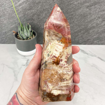 Polished Petrified Wood Tower