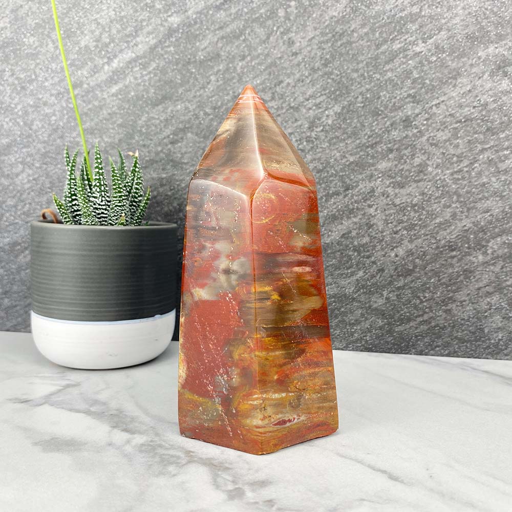 Polished Petrified Wood Tower