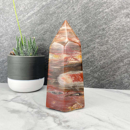 Polished Petrified Wood Tower