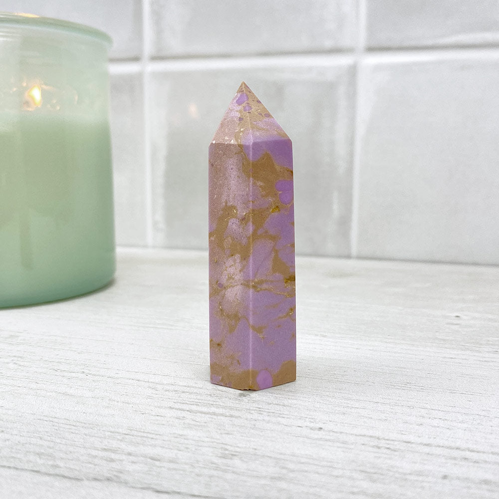 Polished Phosphosiderite Tower