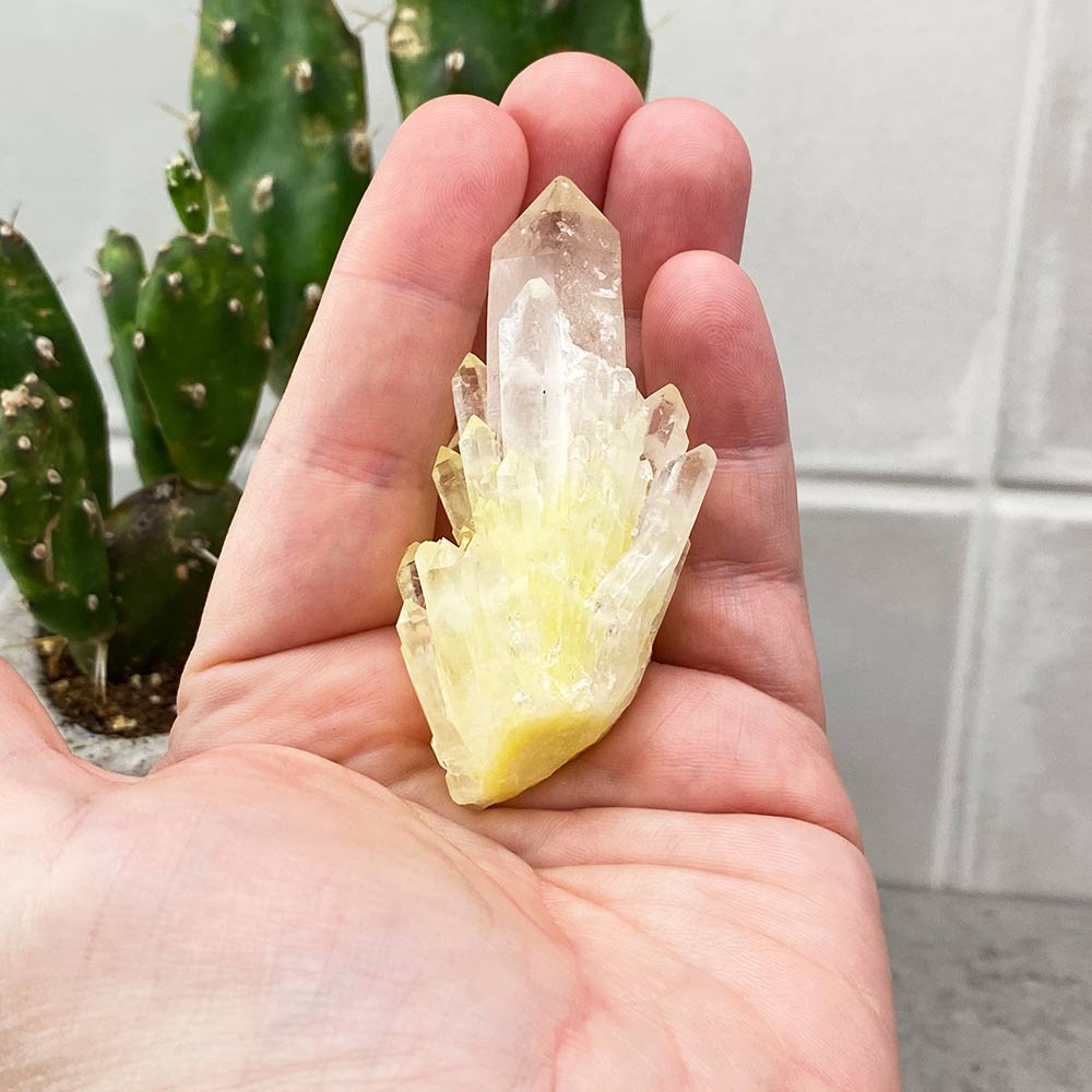 pineapple quartz cluster