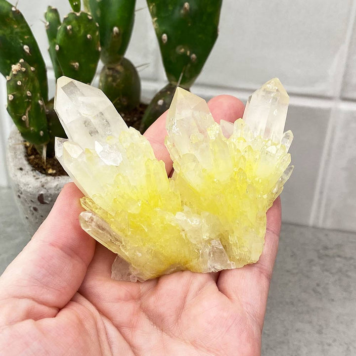pineapple quartz cluster