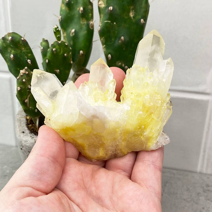 pineapple quartz cluster