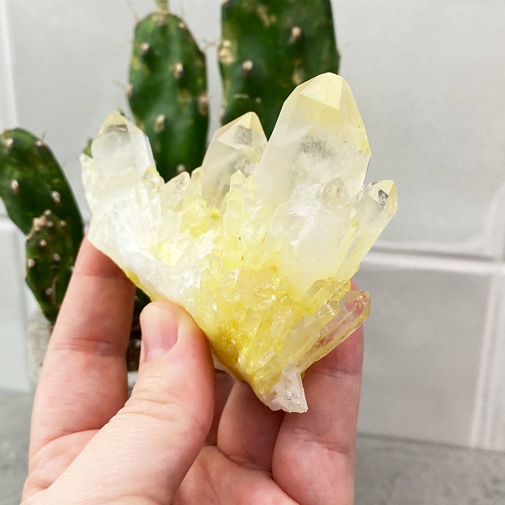 pineapple quartz cluster