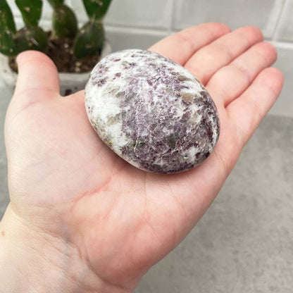 Pink Tourmaline Palmstone