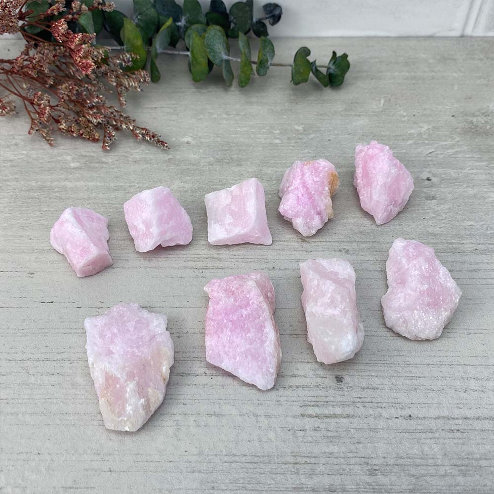 Small Natural Rough Pink Aragonite Stones
