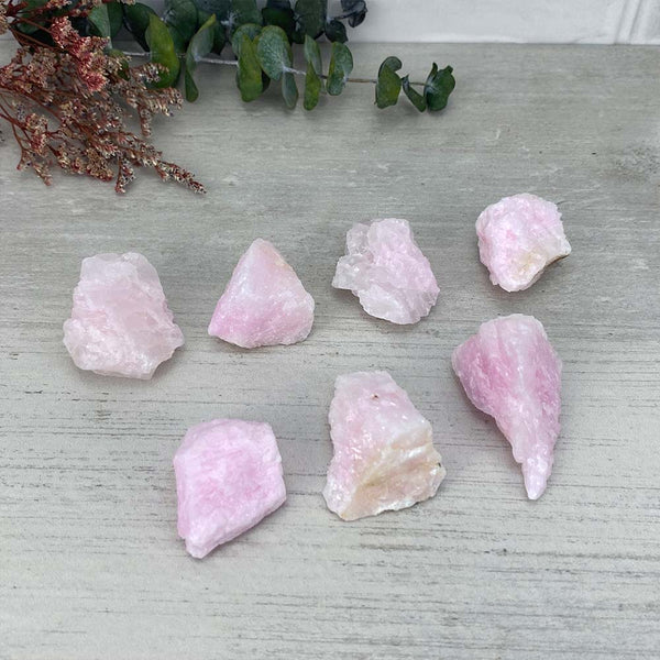 Medium Natural Rough Pink Aragonite Stones