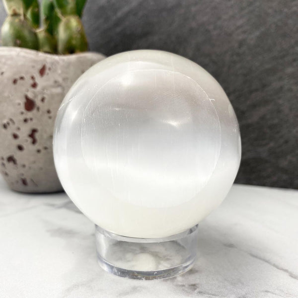 Polished Selenite Sphere