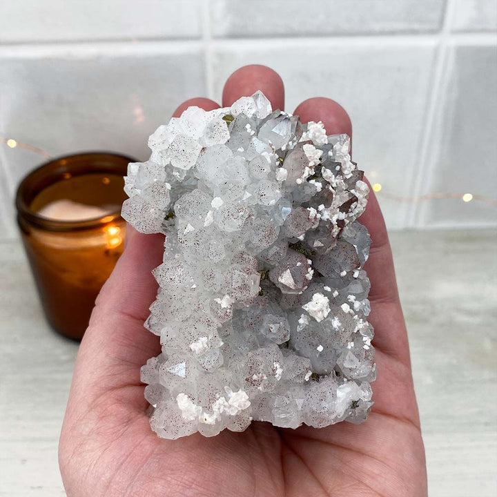 Pyrite on Quartz with Hematite Specimen