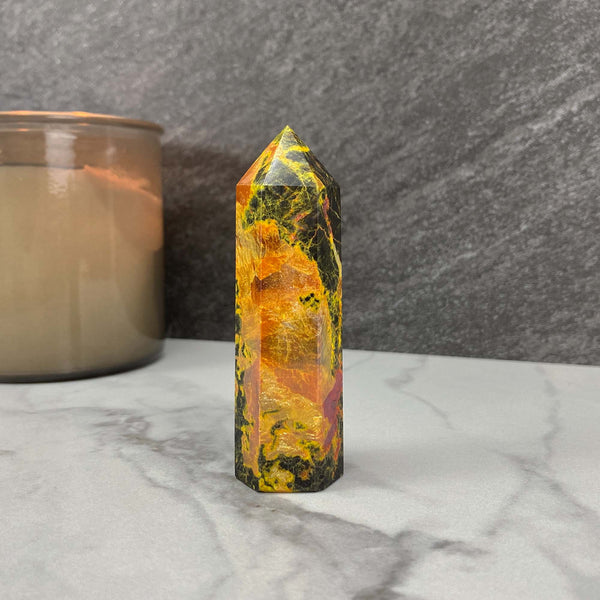 High Quality Polished Realgar and Orpiment Tower