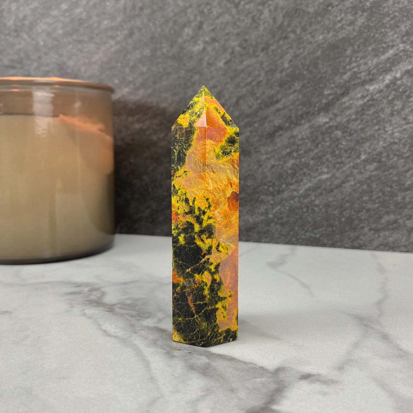 High Quality Polished Realgar and Orpiment Tower