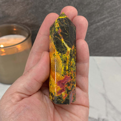 High Quality Polished Realgar and Orpiment Tower