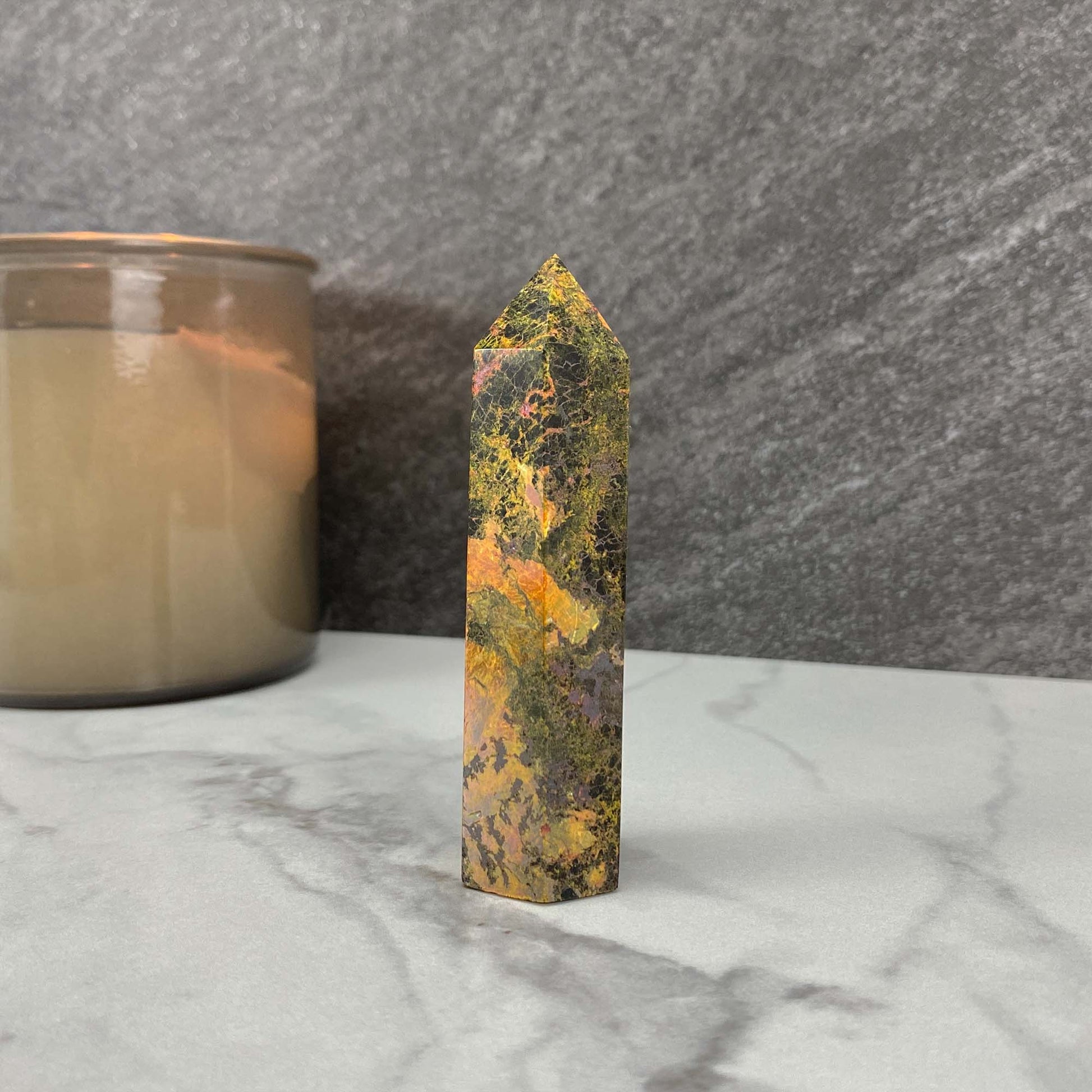 High Quality Polished Realgar and Orpiment Tower