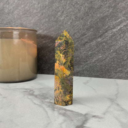 High Quality Polished Realgar and Orpiment Tower