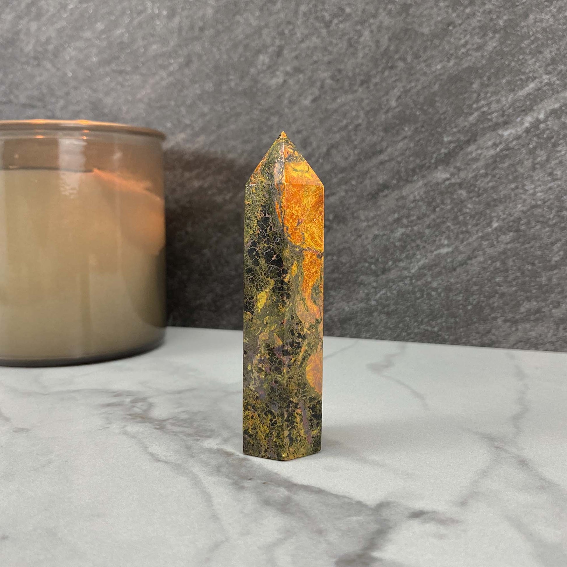 High Quality Polished Realgar and Orpiment Tower