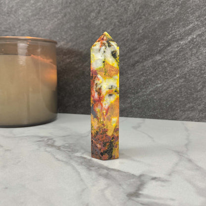 High Quality Polished Realgar and Orpiment Tower