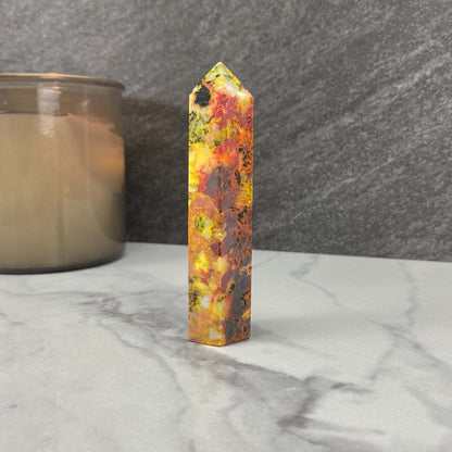 High Quality Polished Realgar and Orpiment Tower