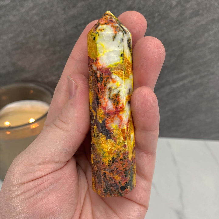 High Quality Polished Realgar and Orpiment Tower