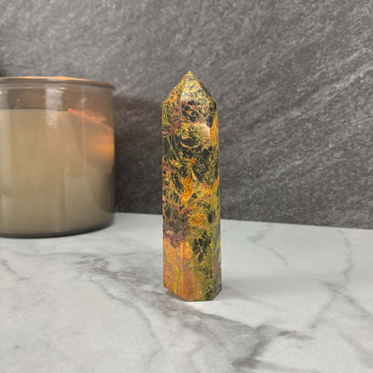 High Quality Polished Realgar and Orpiment Tower