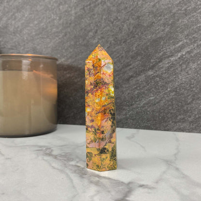 High Quality Polished Realgar and Orpiment Tower