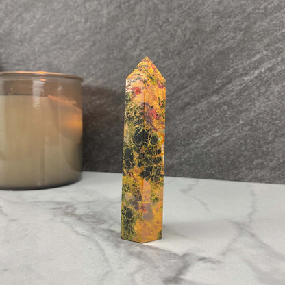 High Quality Polished Realgar and Orpiment Tower