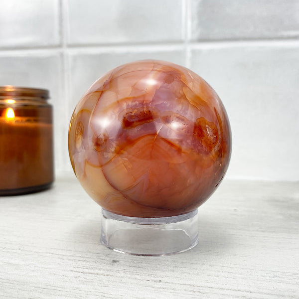 Polished Red Agate Sphere