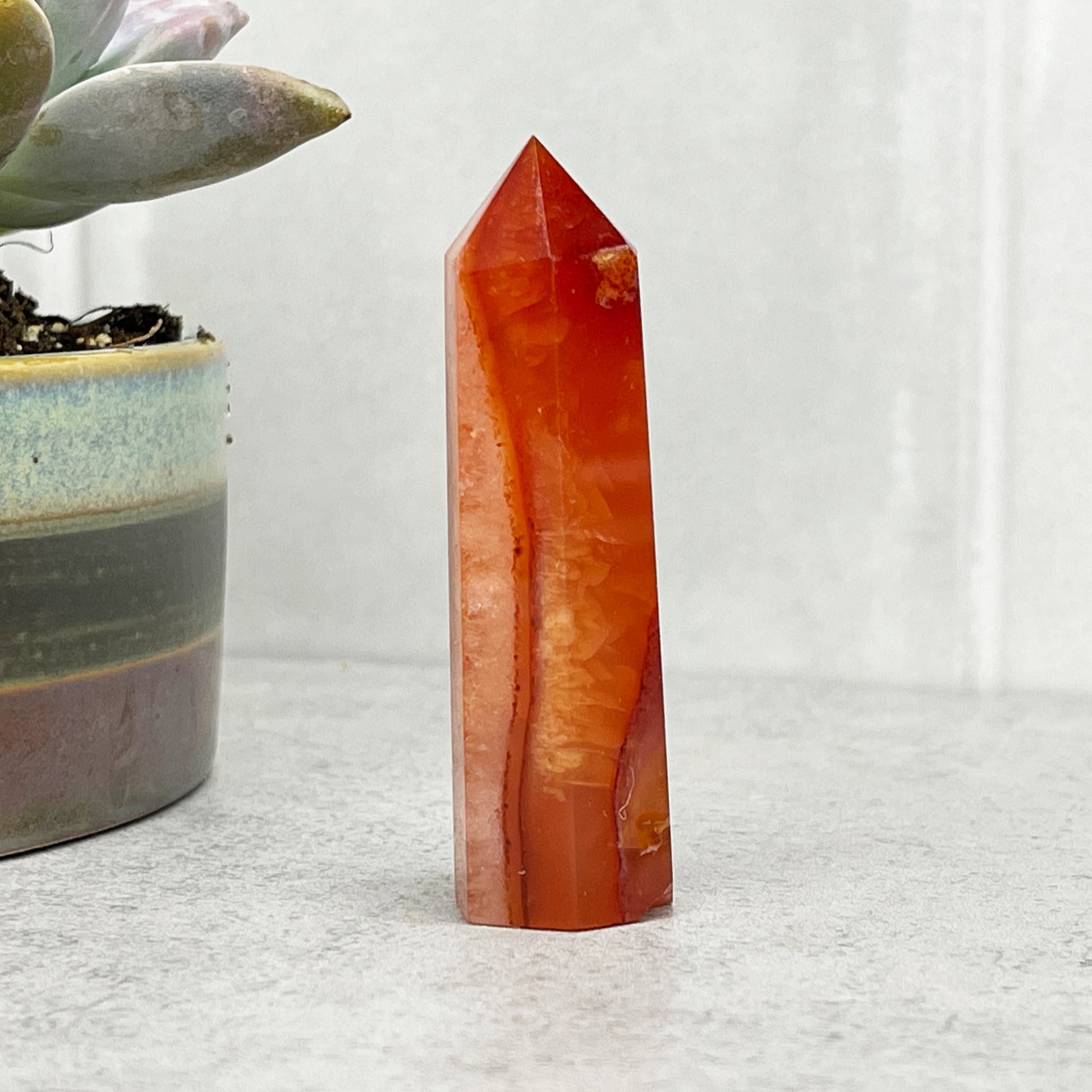 red agate tower