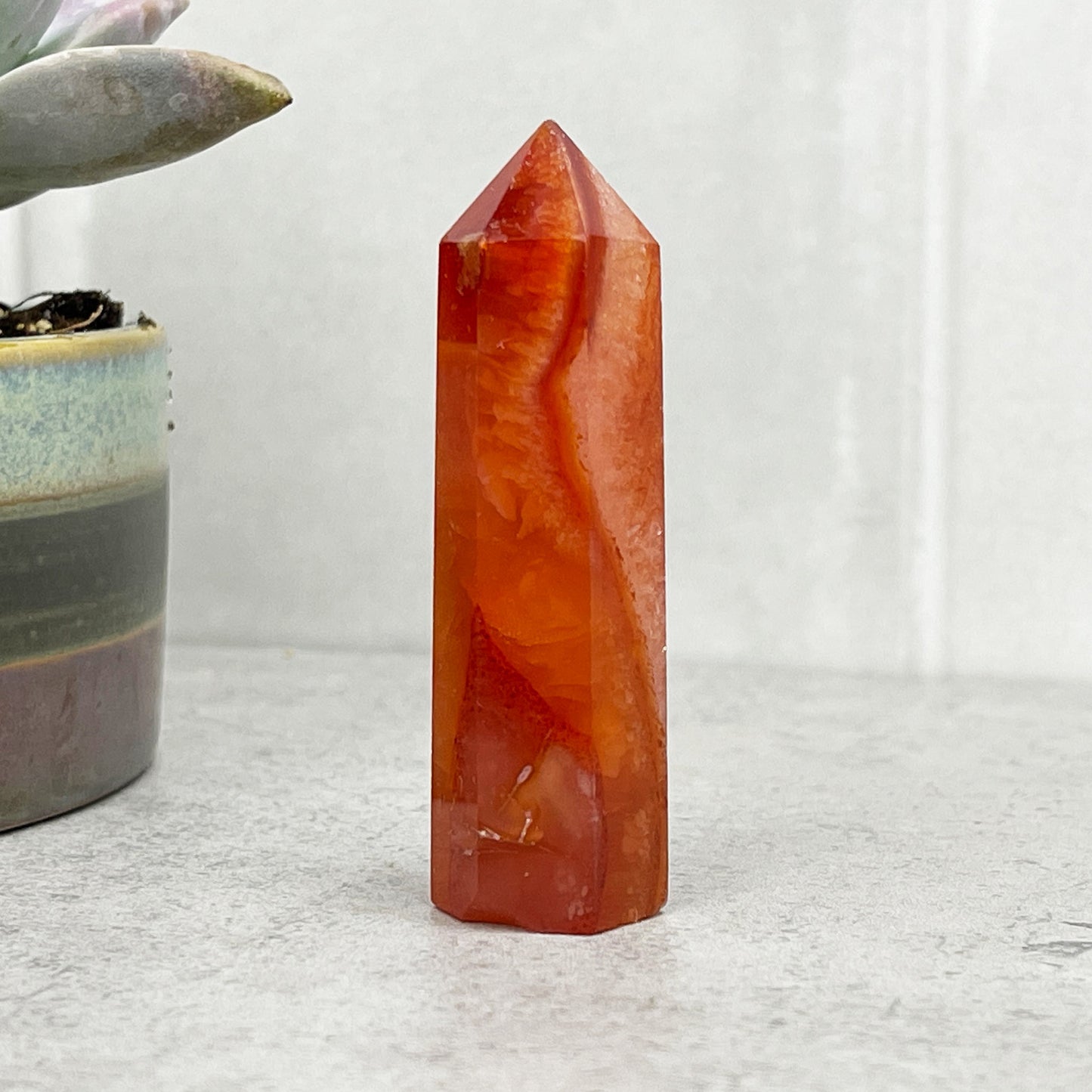 red agate tower