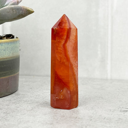 red agate tower