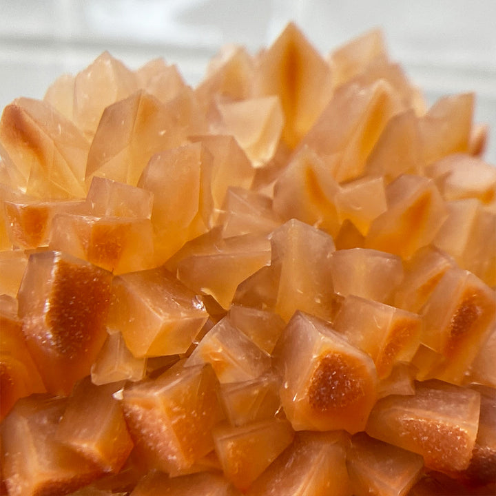 Natural Orange Calcite Cluster