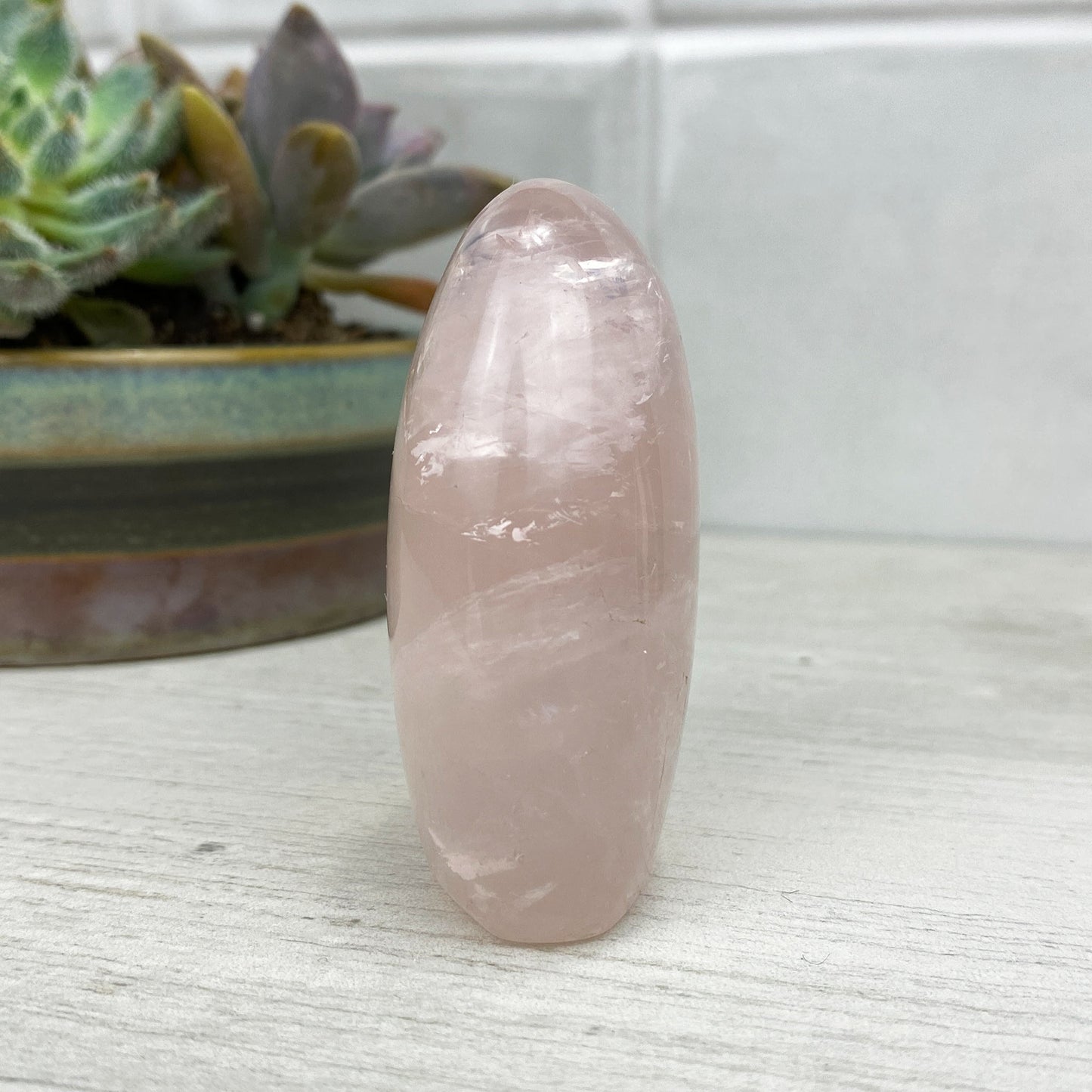 rose quartz freeform