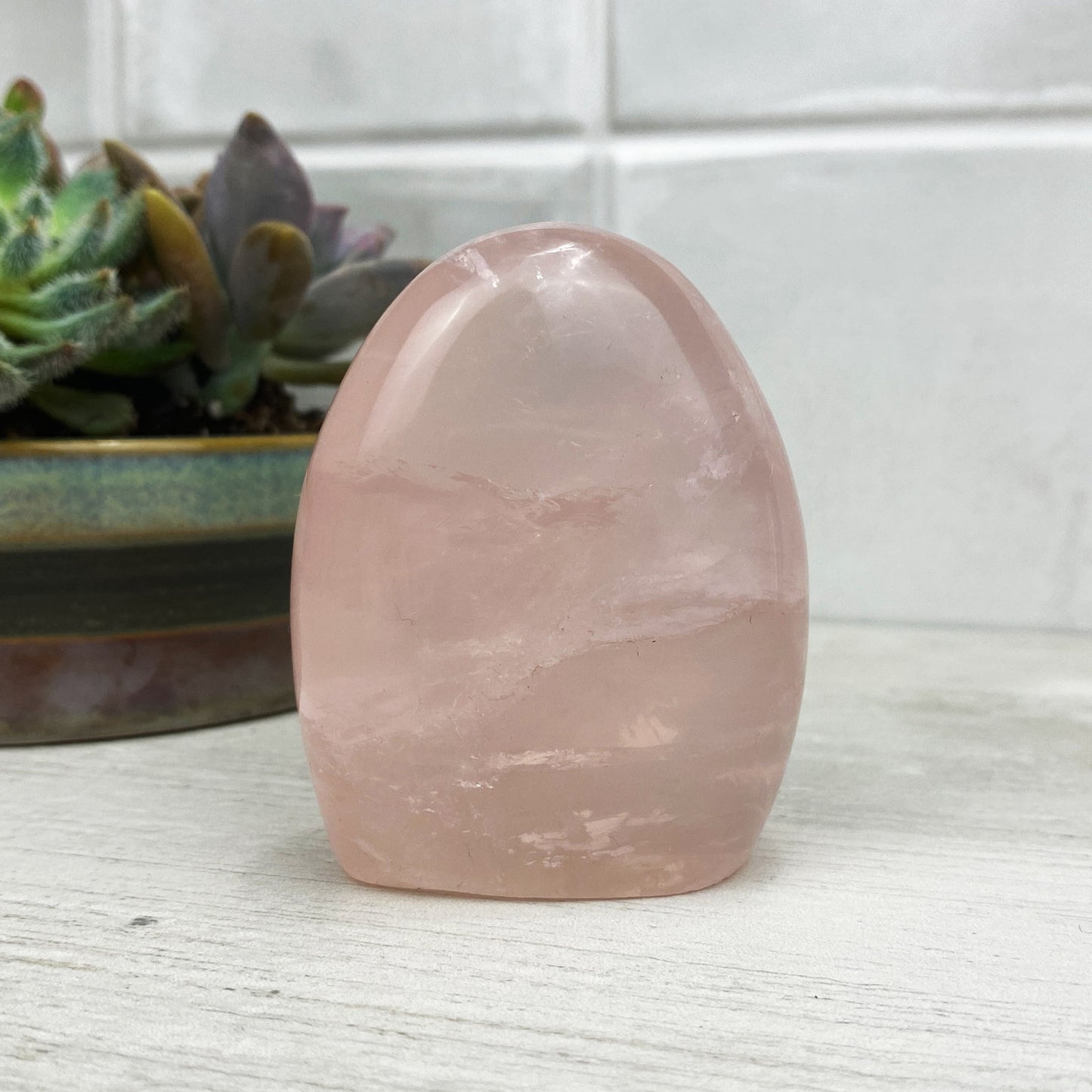 rose quartz freeform