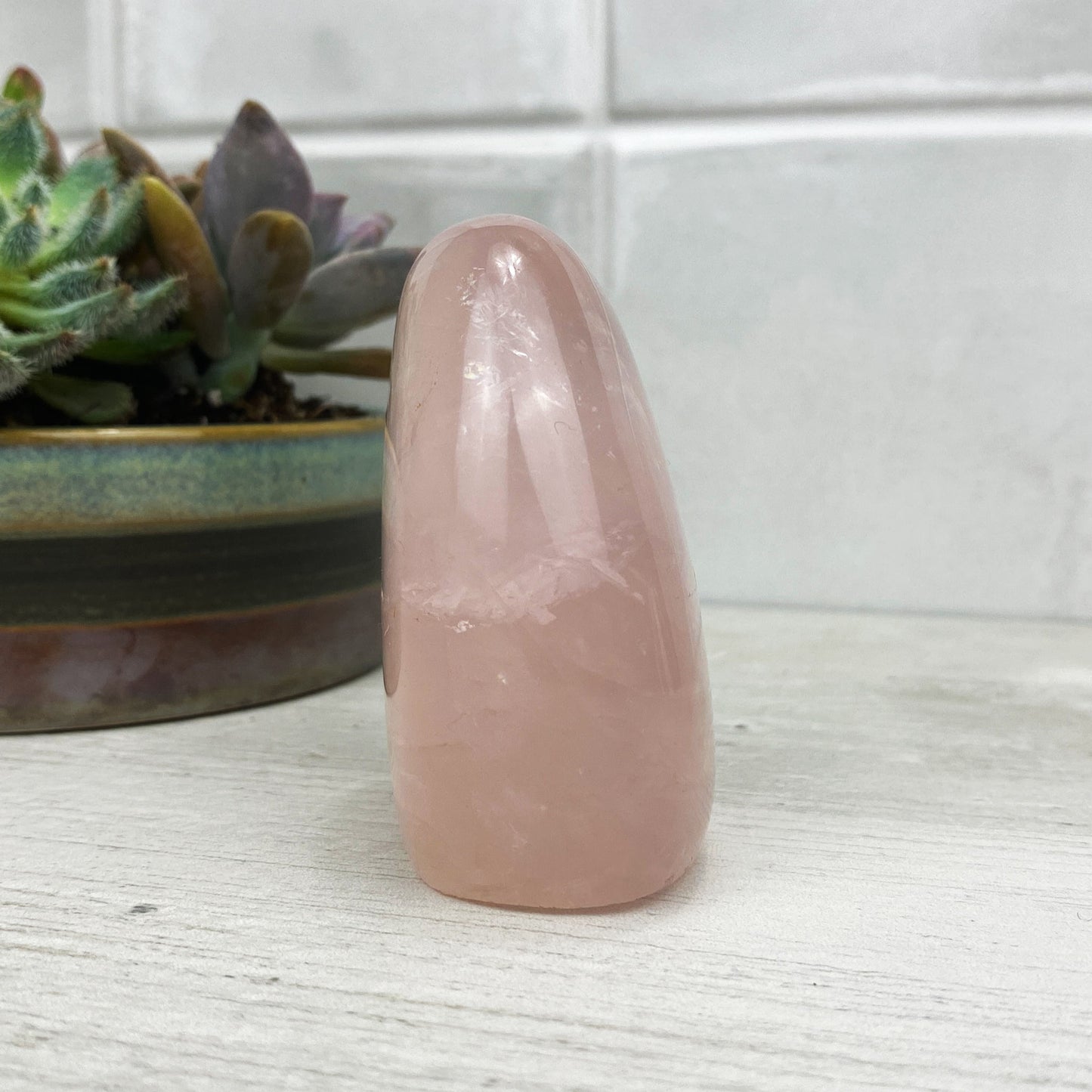 rose quartz freeform