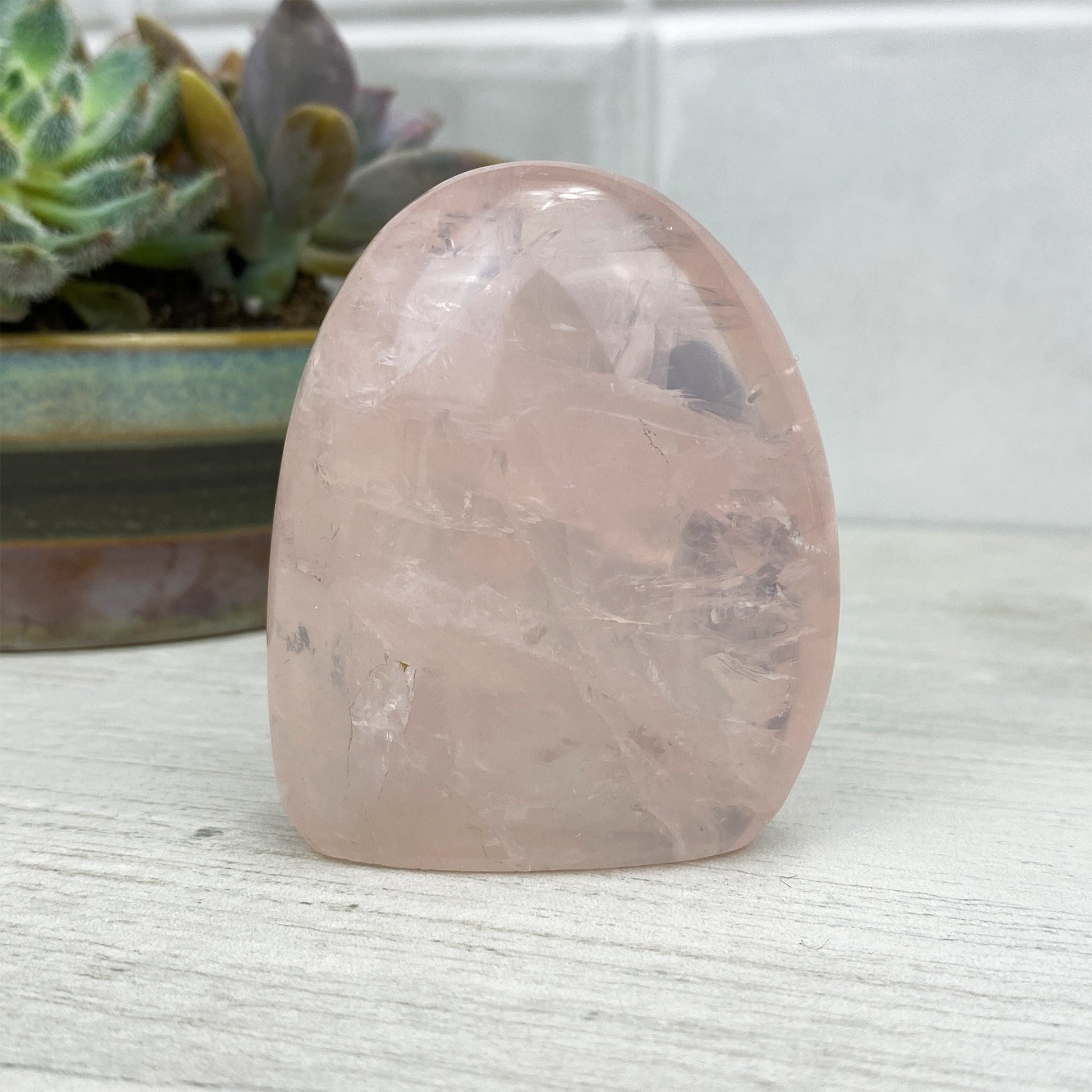 rose quartz freeform