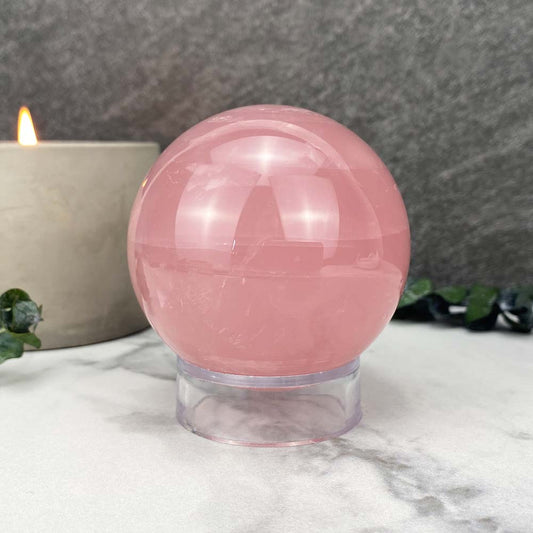 Rose Quartz Crystal Sphere