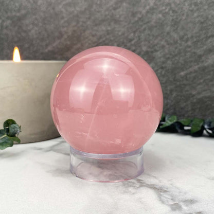 Rose Quartz Crystal Sphere